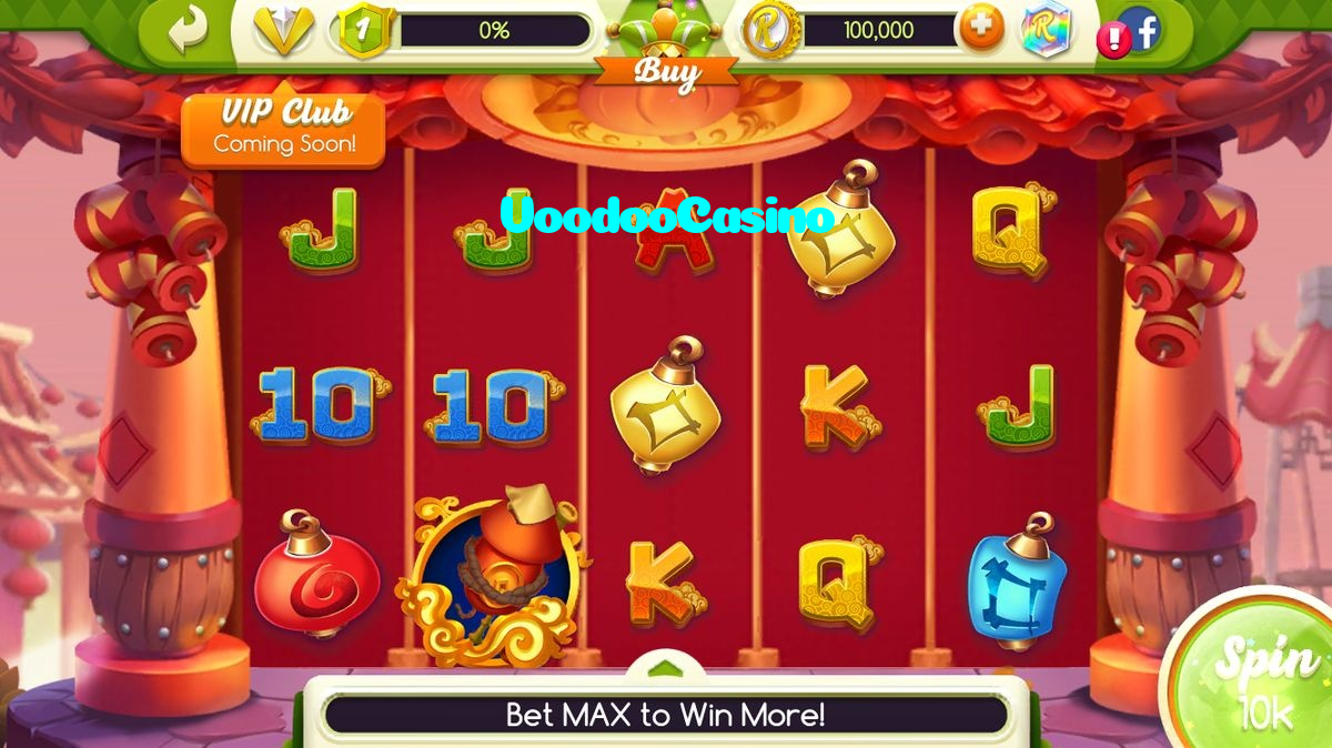 VoodooCasino casino presented on mobile device in Pakistan with slots and live games